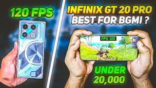INFINIX GT 20 PRO 120 FPS IN PUBG BGMI | BEST GAMING PHONE UNDER 20000 | INFINIX GT 20 PRO