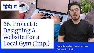 Project 1: Creating a Gym Website Using HTML5 & CSS3 | Web Development Tutorials #26