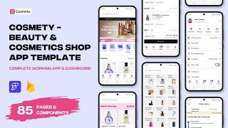 Cosmety - Beauty & Cosmetics Shop App Template | #flutterflow