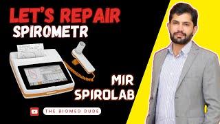 Spirometer repair done | How to repiar vitalograph | MIR Spirolab | biomed dude #spirograph #bme