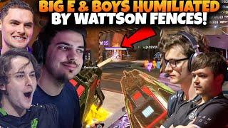 FLCN Zer0 & Hal Reacts To BIG E & Boys Getting Rolled By Wattson Fences In ALGS LAN Scrims