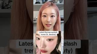 Latest Korean eyelash trend: how does it compare with Jbeauty?#shorts