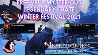 Neverwinter Mod 21 - FREE VIP & Mysterious Crate Winter Festival 2021 Northside