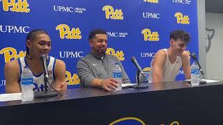 Pitt Basketball Press Conference Following Win vs. VMI