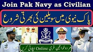 Join Pakistan Navy as Civilian Jobs 2021