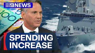 Australia’s defence spending to be increased by $50 billion | 9 News Australia