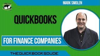 QuickBooks For Finance Companies