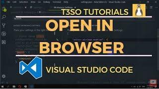Visual studio code open in browser