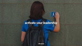 activate your leadership, with aiesec.