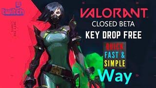 How I Got Valorant Closed Beta Key Drop - Easy Fast And simple Download