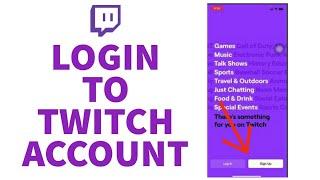 How to Login Twitch Account | Sign-In Twitch Account (2024)