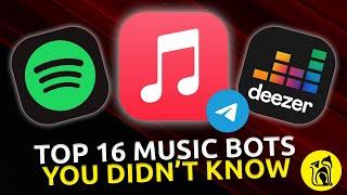 Top 16 Music Bots That You Didn't know | Best Hidden Telegram Bots