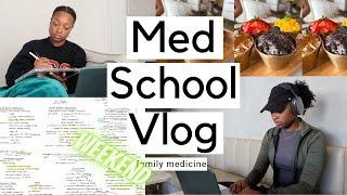 MED SCHOOL VLOG | family medicine, weekend studying, applications