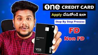 Onecard Credit Card Apply Online 2023 | How To Apply Onecard Credit Card In Telugu | One Credit Card