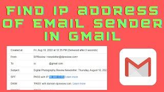 How to Find the IP address of email sender in Gmail? Find Email Sender Location | CoolzGeeks