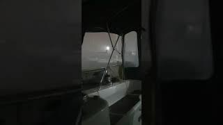 Violent storm in Portugal yard – this is what 60-knot winds look like from the top of a boat cradle