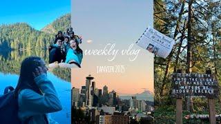 WEEKLY VLOG ep2  | hike, seattle downtown, amazon sphere…