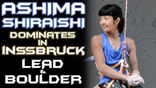 Ashima Shiraishi VS Brooke Raboutou - IFSC Climbing World Cup Innsbruck - Climbing Comparison