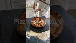 Neapolitan style pizza in 3 hours  #recipe in #description