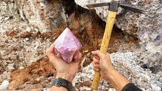 Found Super Rare Amethyst Crystal While Digging at a Private Mine! (Unbelievable Find)