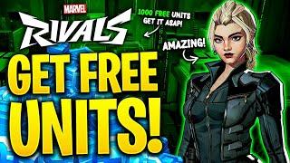 GET 1000 FREE UNITS ASAP! Marvel Rivals Devs Revealed BIG NEWS & UPDATES!