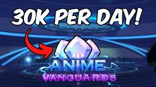 How To AFK Farm 30,000 GEMS Per Day In Anime Vanguards..