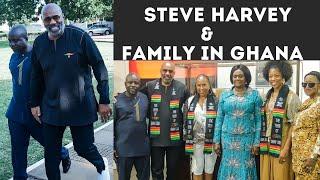 Steve Harvey And Family in Ghana