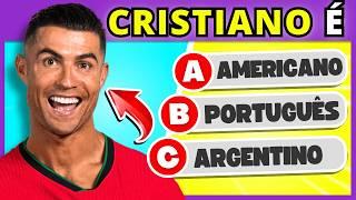   QUIZ DO CR7: O quanto você sabe sobre o Cristiano Ronaldo #buuquizfutebol #futebol #cr7