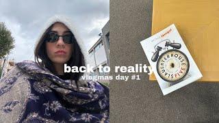 Vlogmas day #1 // literature class, room organization, routine re-adjustment.