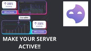 How to make your discord server active! Using the Crue bot | 2023