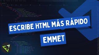 Cómo escribir código HTML mucho más rápido usando Emmet