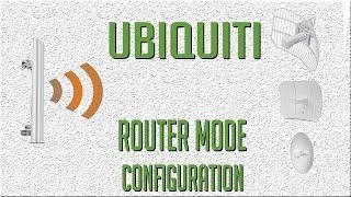 How to configure Router mode ubiquiti device in hindi