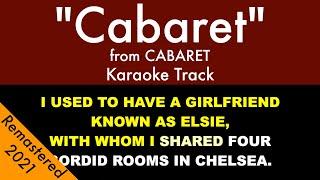 "Cabaret" from Cabaret - Karaoke Track with Lyrics on Screen