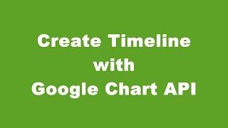Create timeline with google chart api