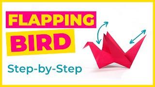 How To Make an Origami Flapping Bird | Easy Origami Intructions