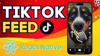 TikTok Video Feed in React Native | DEVember Day 12