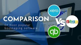 Zoho Books vs Quickbooks vs Xero comparison in 10 minutes!