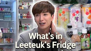 What's in Super Junior Leeteuk's fridge?  (ENG SUB) | Chef & My Fridge