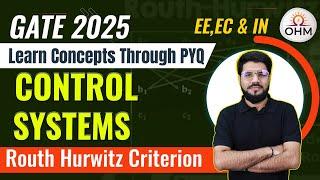 CONTROL SYSTEMS | Routh Hurwitz Criteria | Previous Year Questions #gate2025 #gatequestions