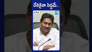 దేనికైనా సిద్దమే | YS Jagan | AP Election Results 2024 | #ytshorts #shorts @SakshiTV