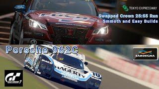 GT7 Tokyo Expressway 600 and Sardegna 800 w/ Toyota Crown Swap and Porsche 962C V 1.54