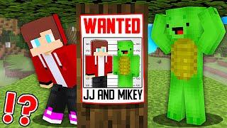 Why JJ and Mikey are WANTED in Minecraft? - Maizen