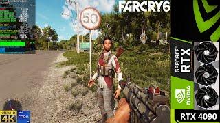 Far Cry 6 Ultra Settings Ray Tracing HD Textures 4K | RTX 4090 | i9 12900K 5.3GHz