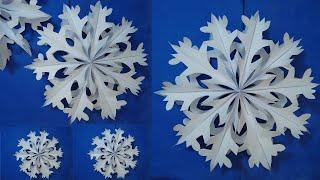 How to Make 3D Paper Snowflakes ️ | Christmas Snowflakes DIY.