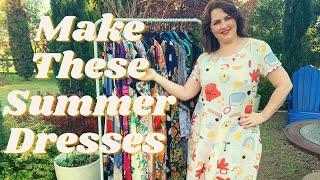 Make These Summer Dresses ** EVERY WOVEN DRESS I MADE FOR SUMMER**