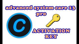 Advanced System Care 13 pro activation key