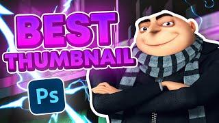 How To Make THE BEST Thumbnails on YouTube Using Photoshop!