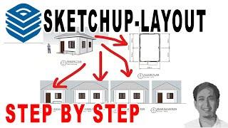 Beginner Tips for making Plan in Sketchup Layout
