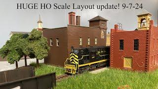 HUGE HO Scale Layout Update