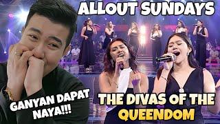 ALL OUT SUNDAYS: THE DIVAS OF THE QUEENDOM HUGOT SONGS | MARCH 01 |AOS REACTION